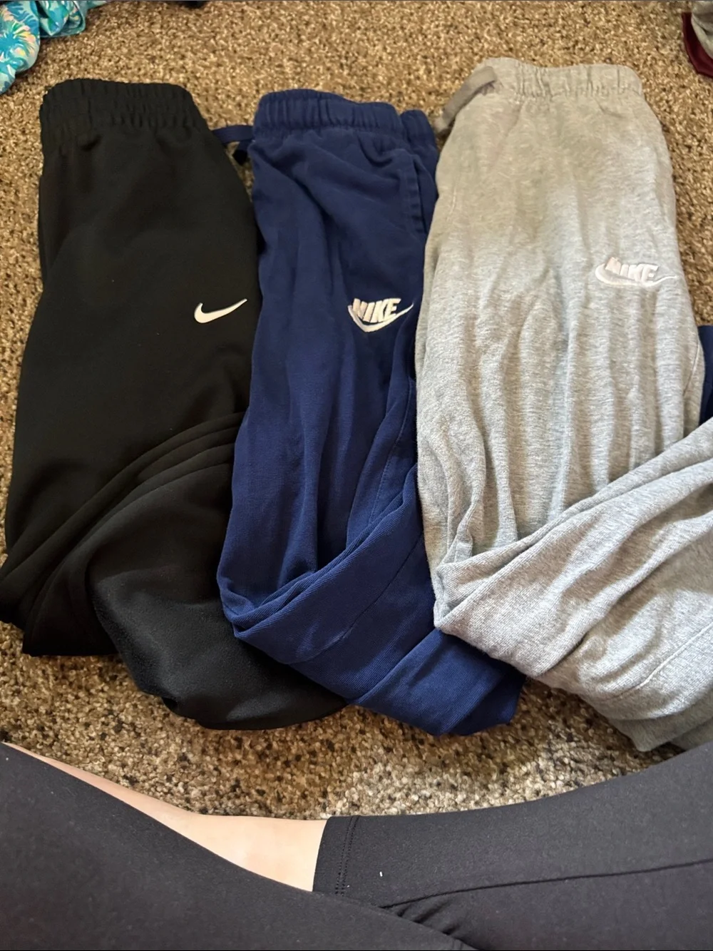 Nike Kids' sweatpants - Black, Navy, Heather Gray